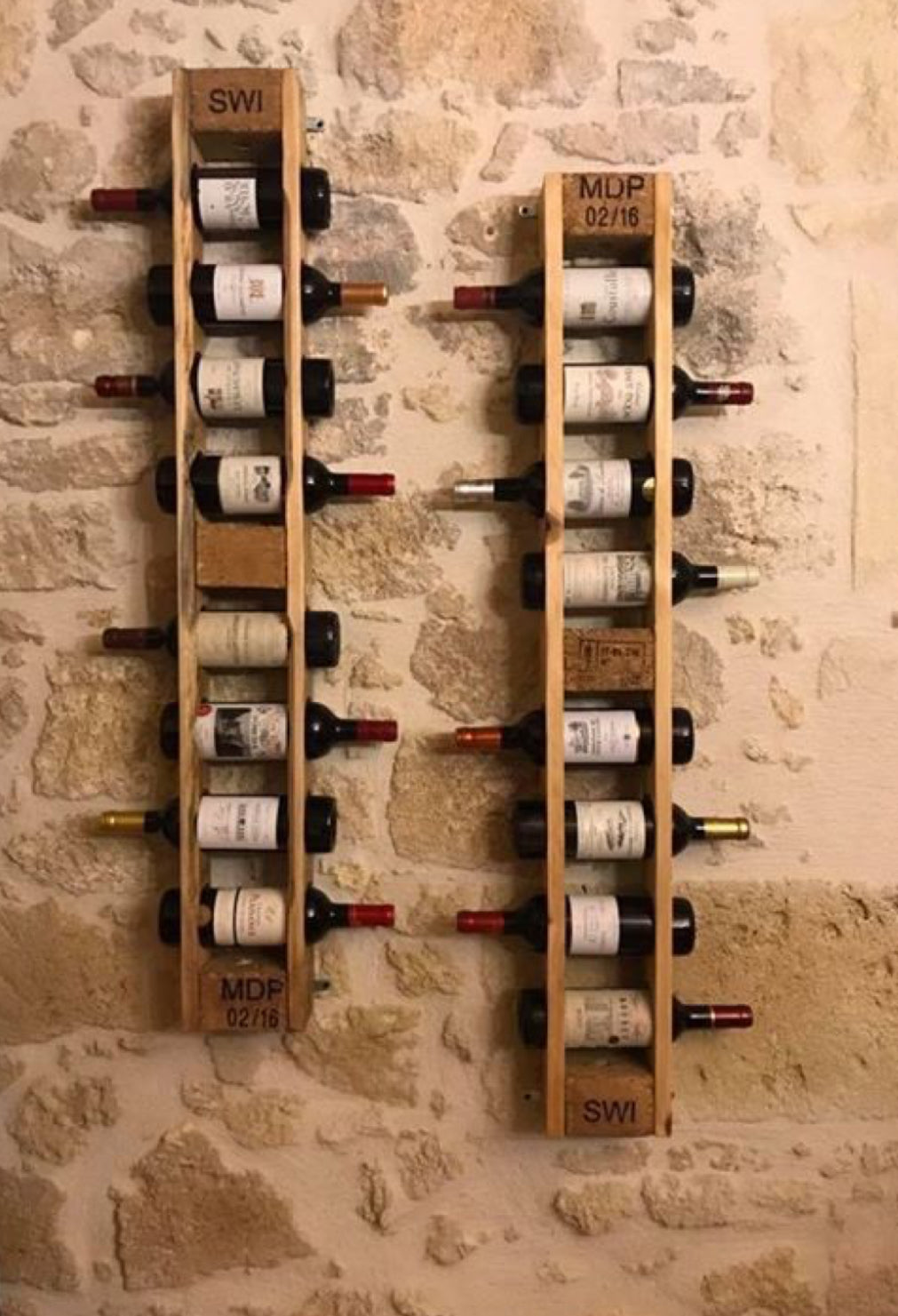 Weinregal aus Paletten