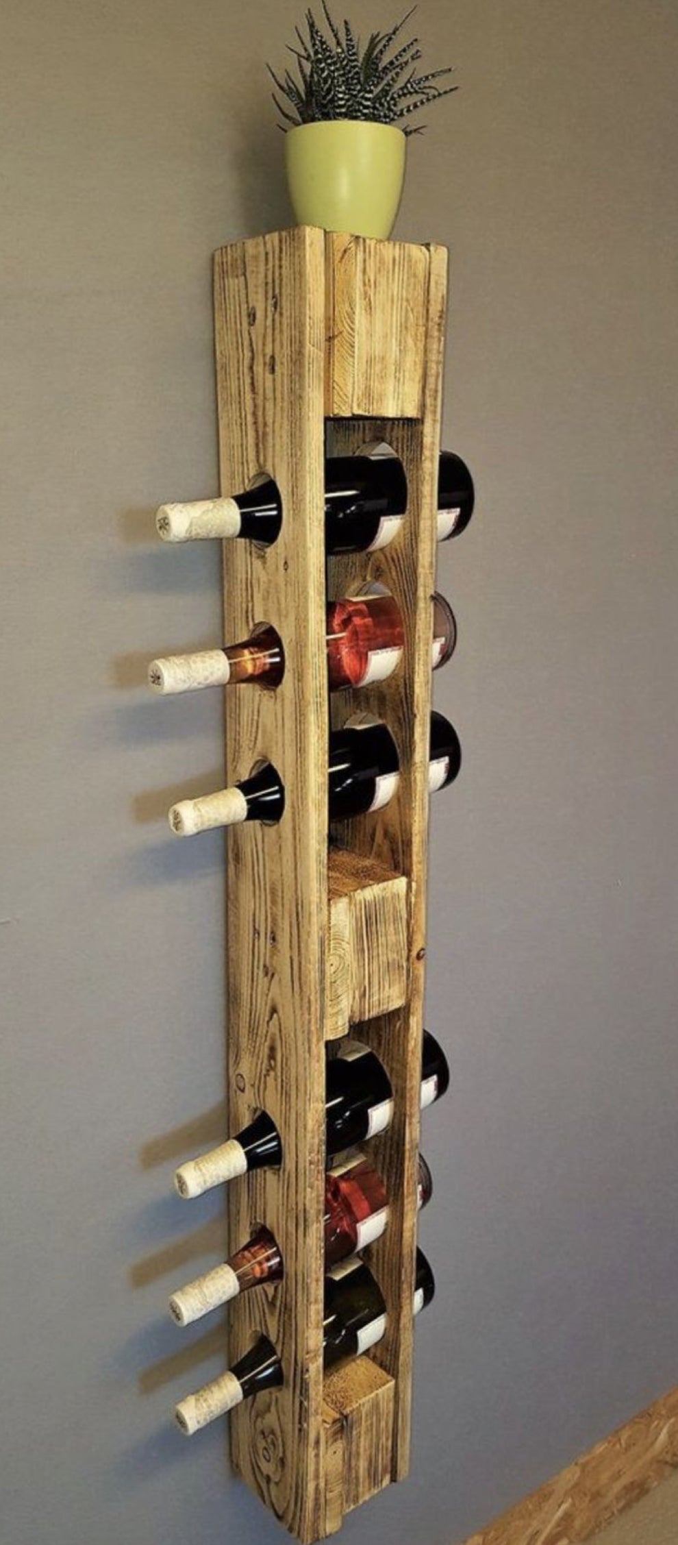 Weinregal aus Paletten