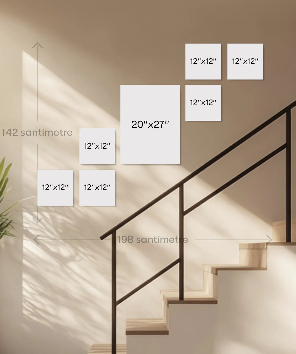 Sanatsal Duvar Çerçeve Seti – 7’li Premium Doğal Ahşap Fotoğraf Kolajı