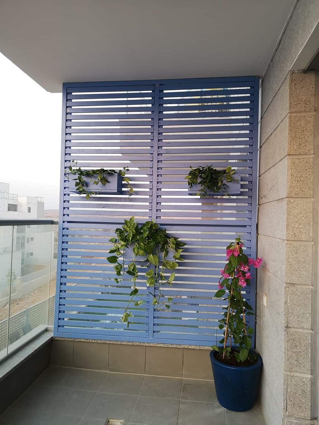 Masif Ahşap Paravan, İç ve Dış Mekan Ayırıcı, Dekoratif Ahşap Çıtalı Seperatör, Ofis ve Oda Bölücü Panel