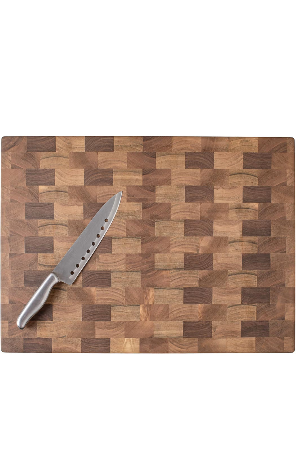 Large End Grain Ceviz El Yapımı Ahşap Kesme Tahtası | Profesyonel Kesim, Sunum ve Dekoratif Kullanım