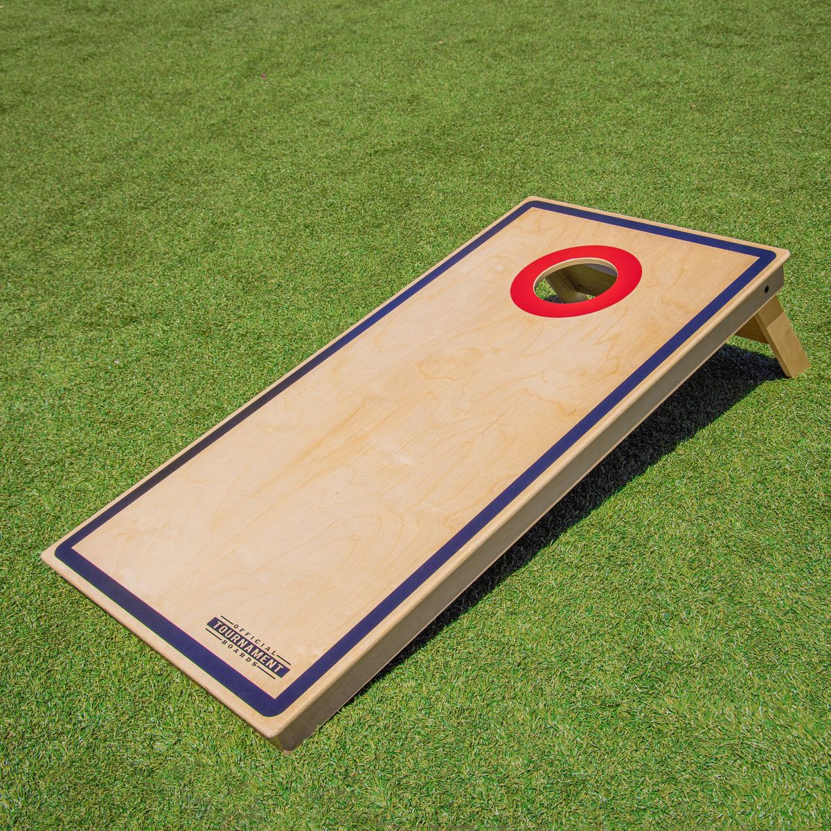 Turnuva Sürümü Standart Cornhole Oyun Tahtası Seti - 120 cm x 60 cm Ahşap Tahtalar ve 8 Çift Taraflı Fasulye Torbası