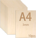 10 adet kontrplak 3 mm, kontrplak A4, 30 x 21 cm ahşap plaka, kendin yap ahşap işleri, lazer işleme, yakma boyama, model yapımı, dekorasyon, tablo için ahşap plakalar (A4 - 300 x 210 x 3 mm)