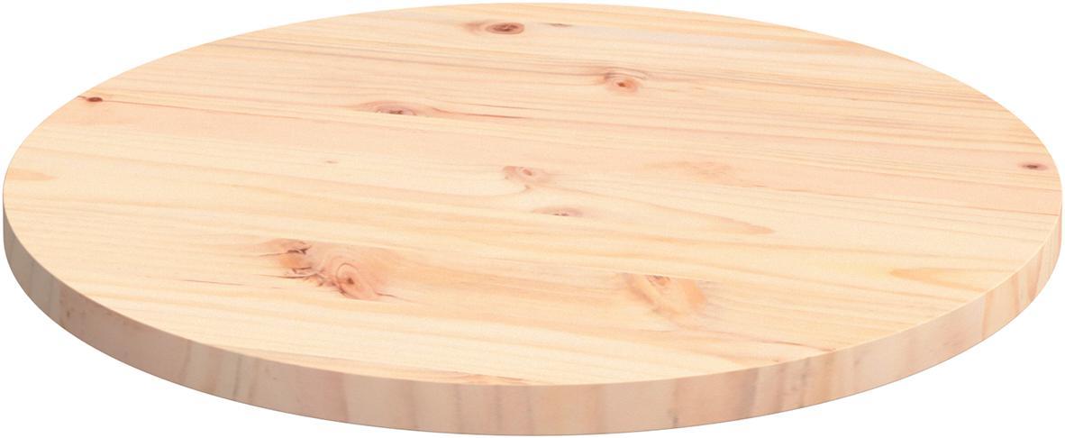 40 mm Masif Yuvarlak Panel | Çam & Kayın Seçenekli | Kalın ve Dayanıklı Doğal Panel