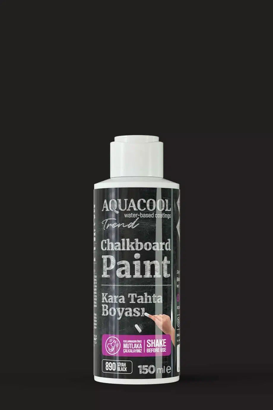 Aquacool Trend Kara Tahta Boyası