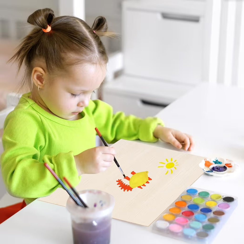10 adet kontrplak 3 mm, kontrplak A4, 30 x 21 cm ahşap plaka, kendin yap ahşap işleri, lazer işleme, yakma boyama, model yapımı, dekorasyon, tablo için ahşap plakalar (A4 - 300 x 210 x 3 mm)