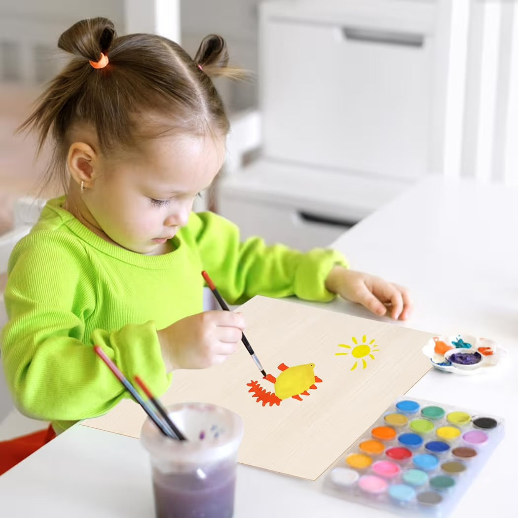 10 adet kontrplak 3 mm, kontrplak A4, 30 x 21 cm ahşap plaka, kendin yap ahşap işleri, lazer işleme, yakma boyama, model yapımı, dekorasyon, tablo için ahşap plakalar (A4 - 300 x 210 x 3 mm)