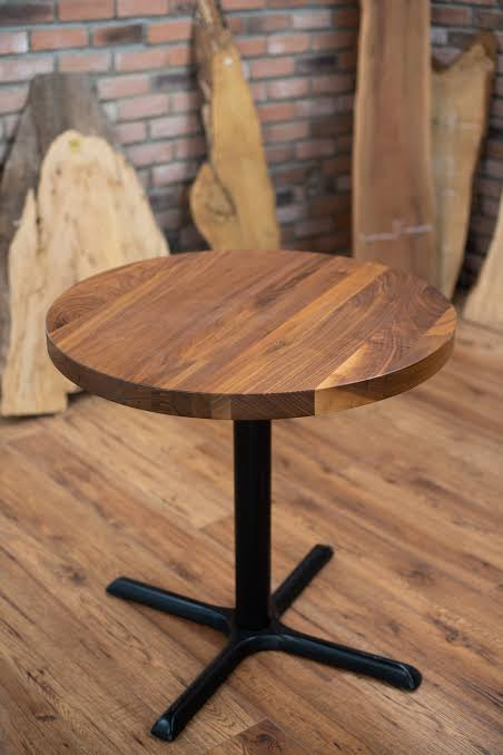 Ahşap Masif Yuvarlak Panel – Dairesel Doğal Ahşap Plaka (Ceviz, Meşe, Kayın, İroko, Çam, Ayous Seçenekleriyle)