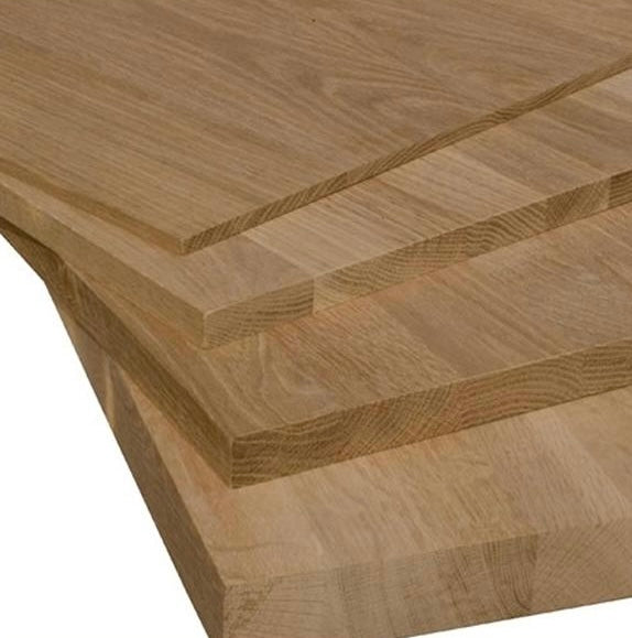 Ahşap Masif Meşe Panel – Doğal Masif Ahşap Plaka (18 mm & 35 mm)