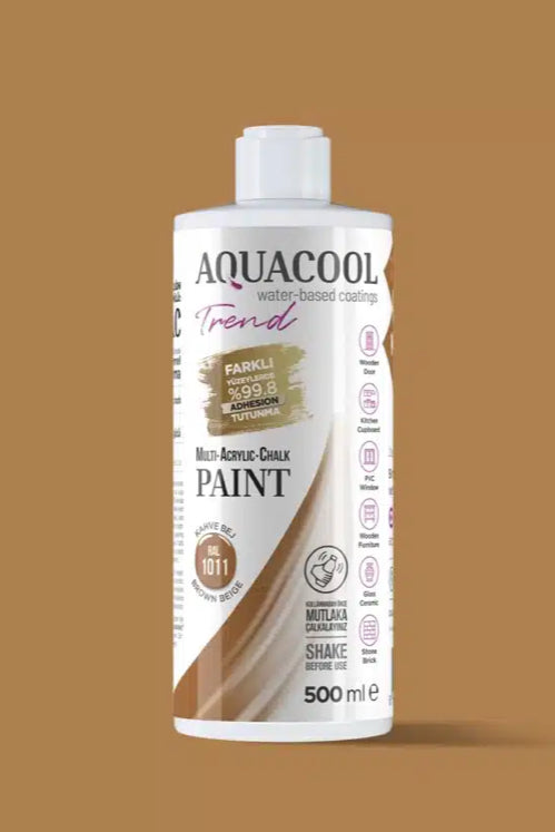 Aquacool Trend MAC Paint RAL Series 1011 Brown Beige 500 ml
