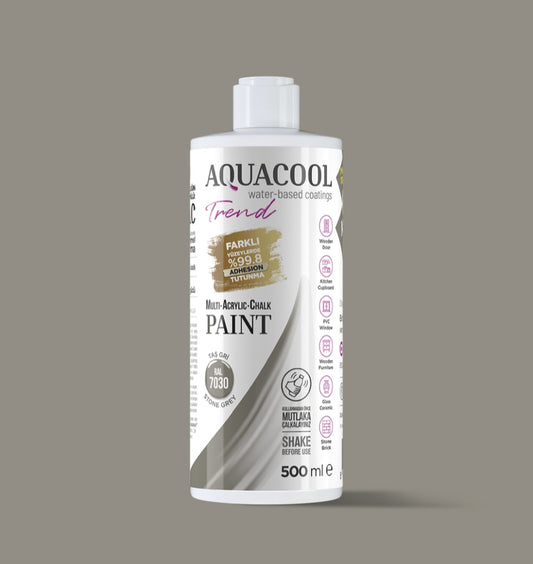 Aquacool Trend MAC Farbe RAL-Serie 7030 Steingrau 500 ml