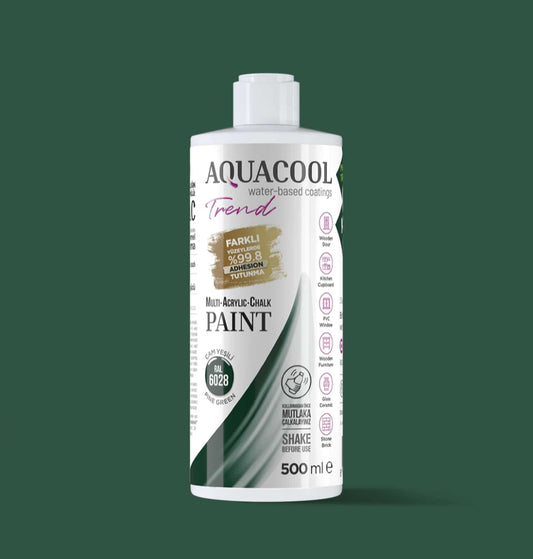 Aquacool Trend MAC Boya RAL Serisi 6028 Cam Yeşili 500 ml