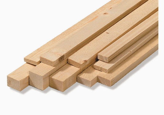 Pine Wooden Lath 6x6x200 cm