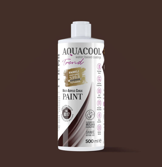 Aquacool Trend MAC Boya RAL Serisi 8017 Çikolata Kahve 500 ml