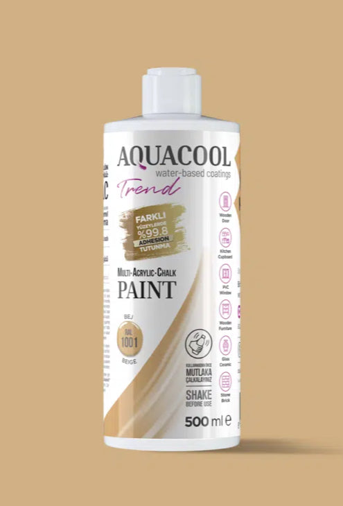 Aquacool Trend MAC Boya RAL Serisi 1001 Bej 500 ml