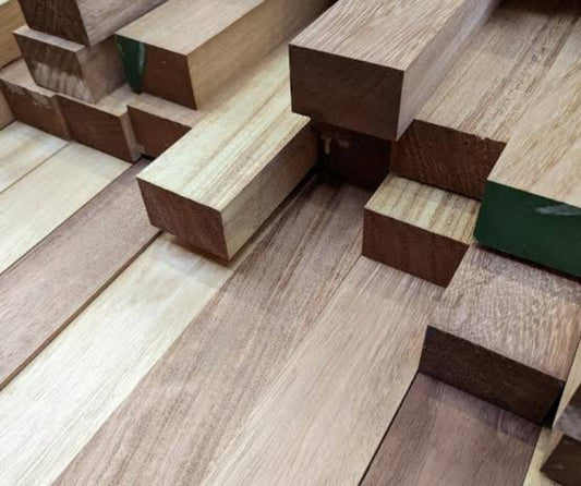 Iroko Wooden Lath 5x5 cm