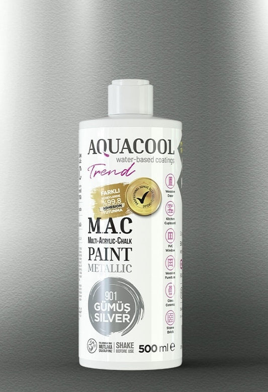 Aquacool Trend Metallic Paint 901 Silver
