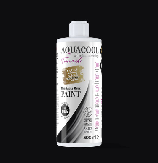 Aquacool Trend MAC Paint RAL Series 9005 Jet Black 500 ml