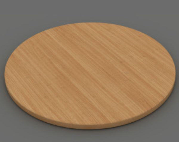 Solid Wood Circular Panel