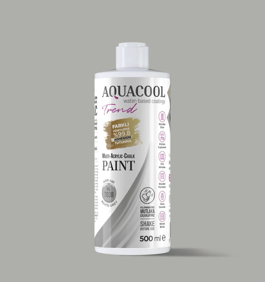 Aquacool Trend MAC Boya RAL Serisi 7038 Akik Gri 500 ml