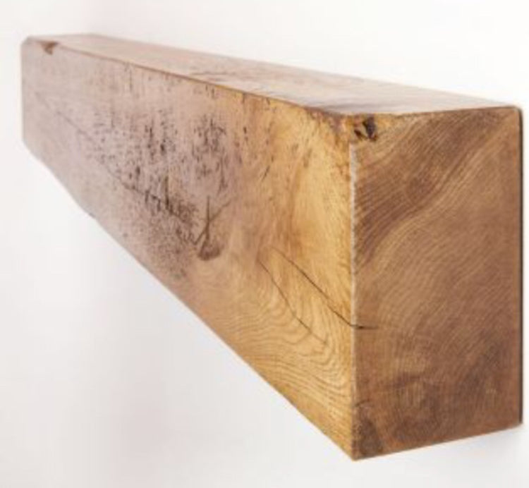 Rustic Oak Shelf 8x16x100 cm