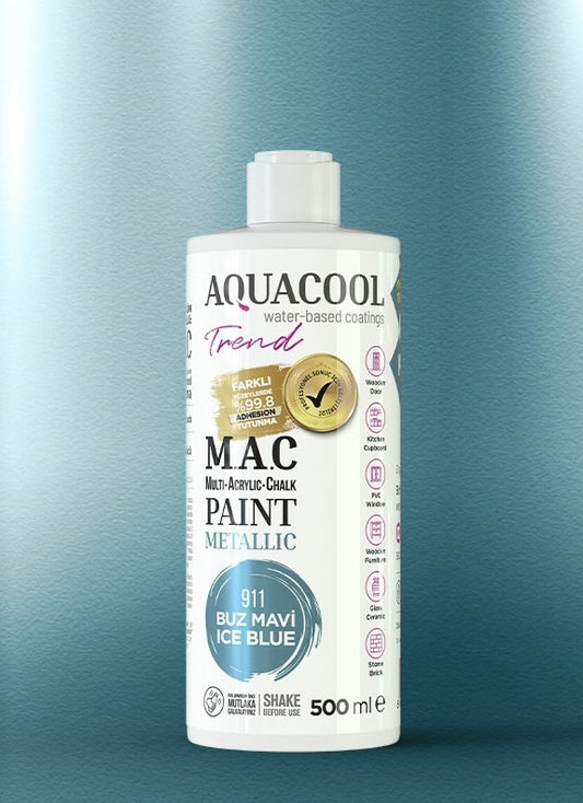 Aquacool Trend Metallic-Lack 911 Eisblau
