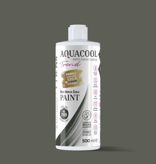 Aquacool Trend MAC Boya RAL Serisi 7009 Yeşil Gri 500 ml